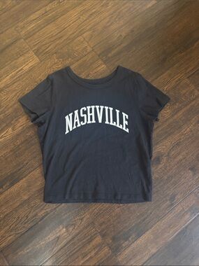 Hollister Nashville Graphic Tee for teens - Black